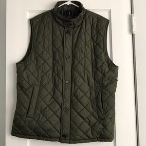 Mens Brooks Brothers Diamond-Quilted Vest XL